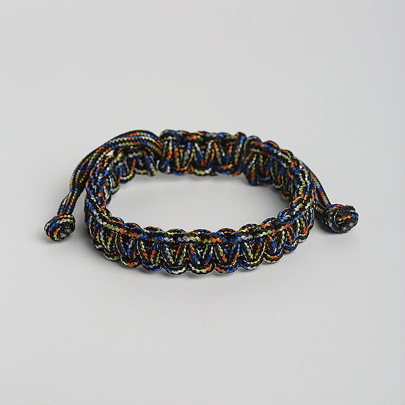 Handmade Colorful Rope Braided Buddha Bracelet