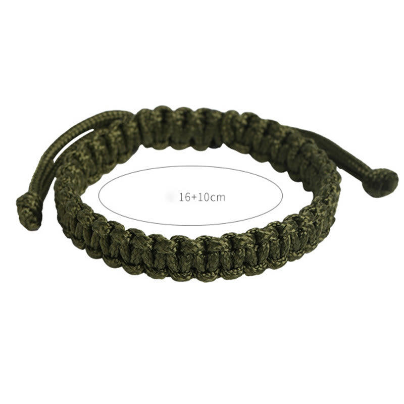 Handmade Colorful Rope Braided Buddha Bracelet