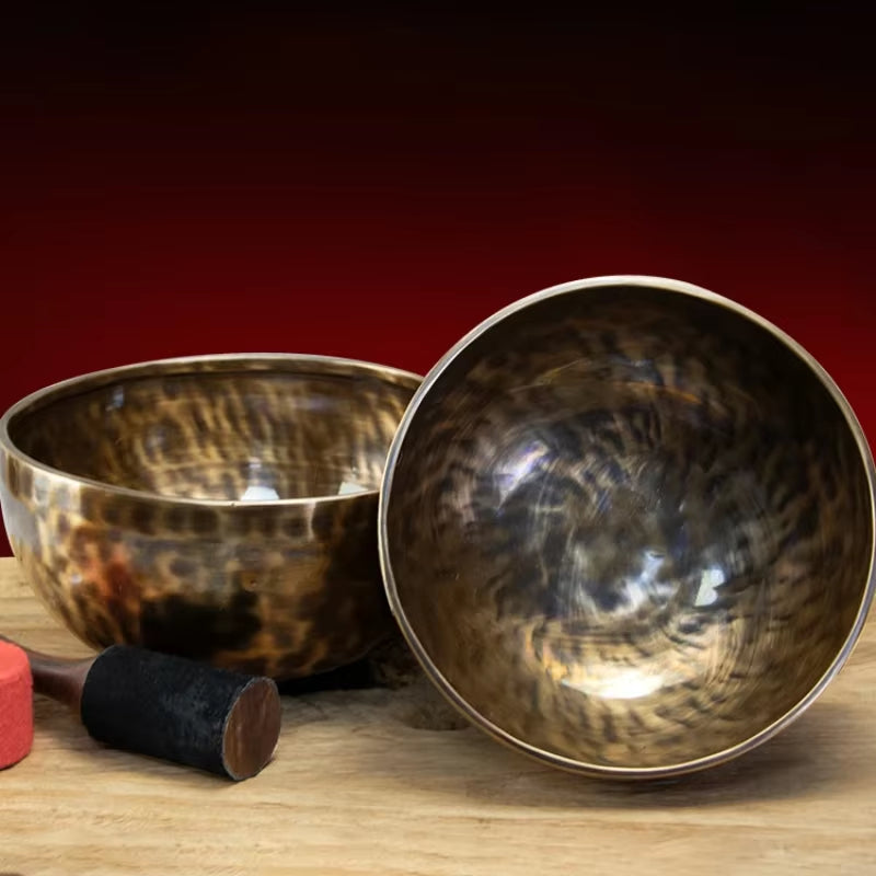 Copper Pure Handmade Nepal Singing Bowls Sound Healing Therapy Instruments Tibetan Singing Bowl Meditation Yoga Accessories