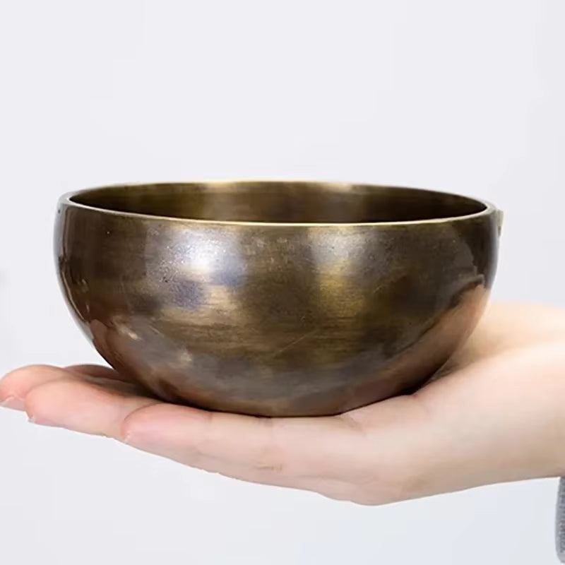 Copper Pure Handmade Nepal Singing Bowls Sound Healing Therapy Instruments Tibetan Singing Bowl Meditation Yoga Accessories