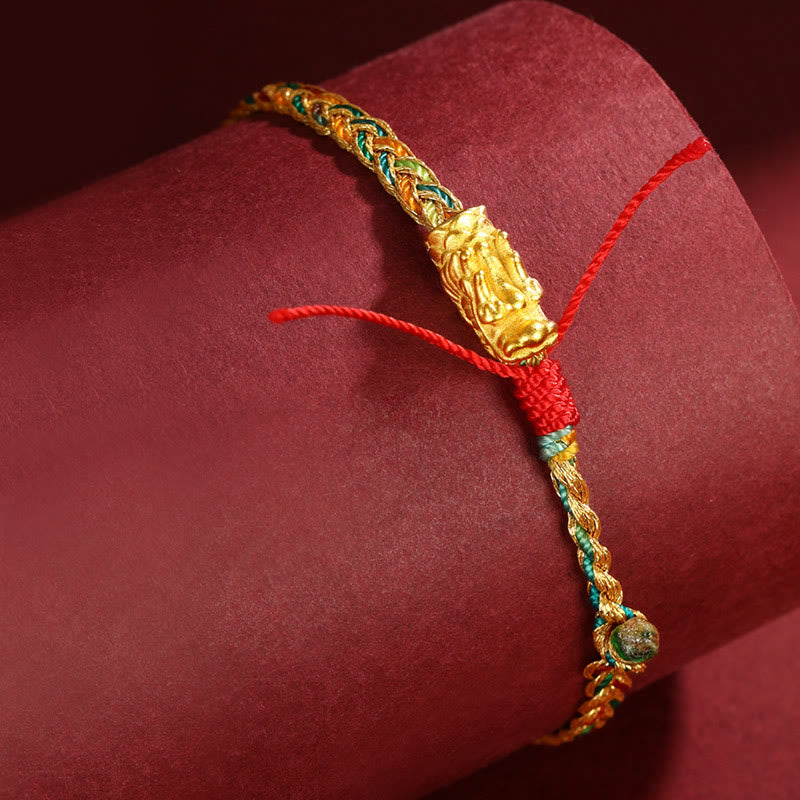 Handmade Dragon Bracelet for Success and Luck 14-19cm