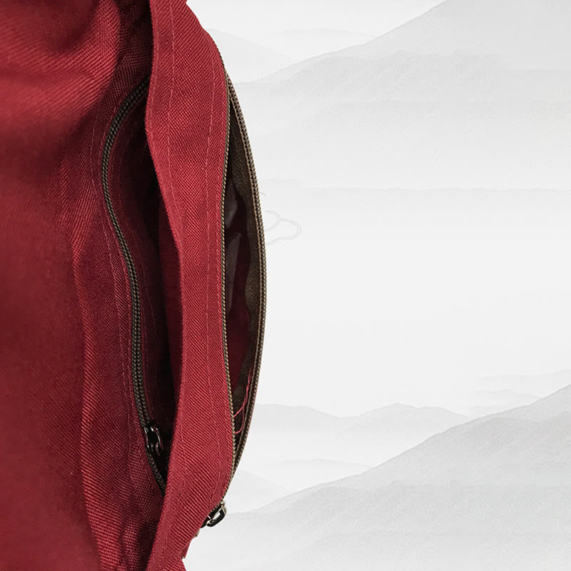 Handmade OM Mantra Cotton Yoga Crossbody Bag