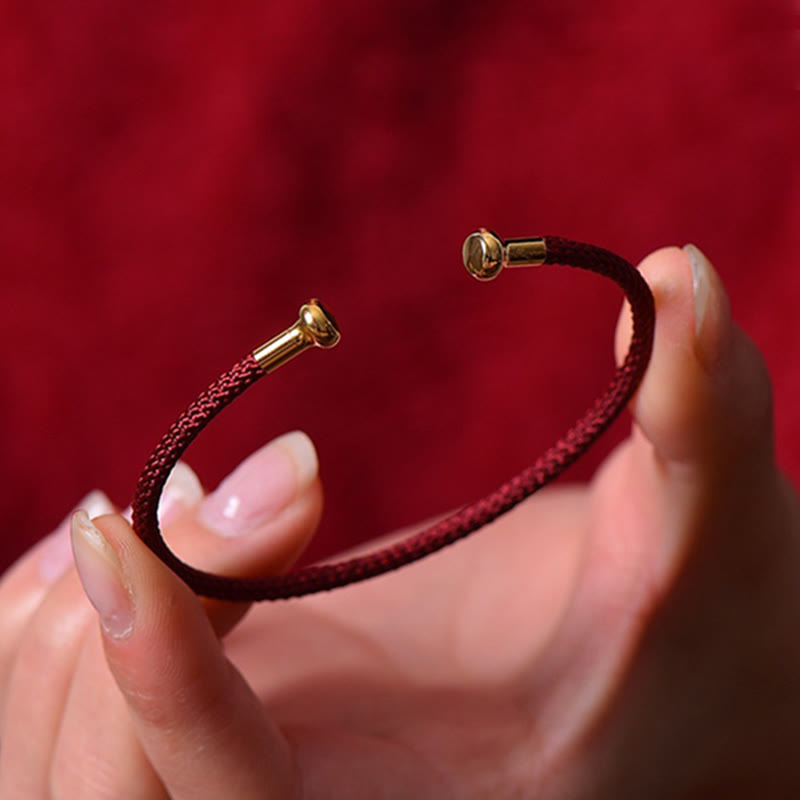 Handmade Red String Luck Bracelets for Spiritual Protection