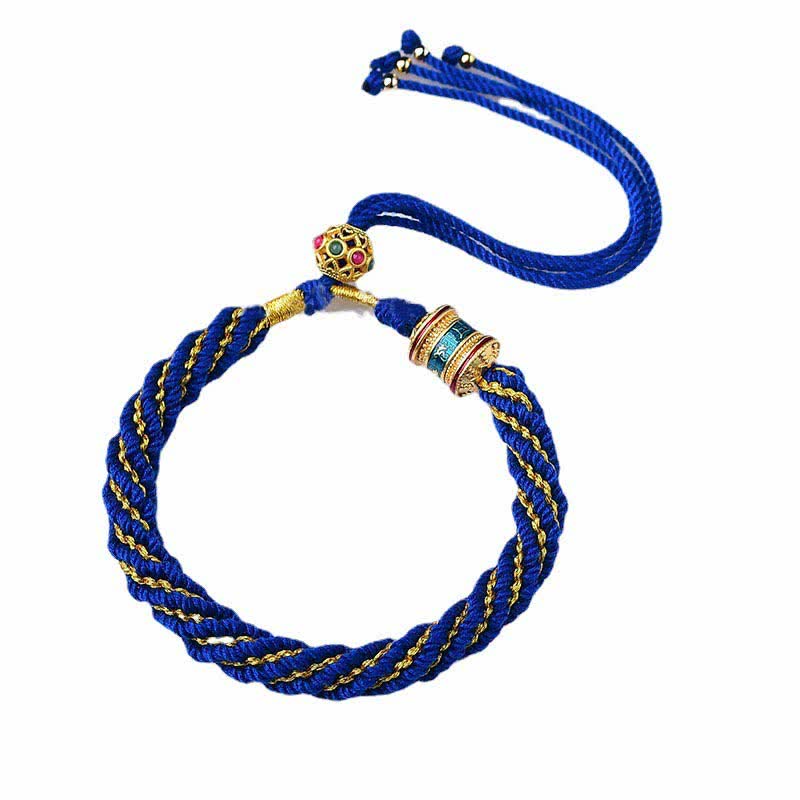 Handmade Tibetan Red String Bracelet for Luck and Protection