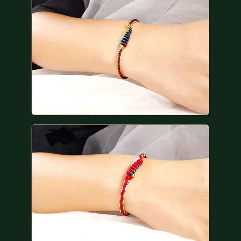 Handmade Tibetan Red String Protection Bracelet