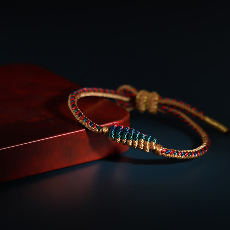 Handmade Tibetan Red String Protection Bracelet