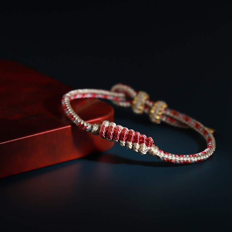Handmade Tibetan Red String Protection Bracelet