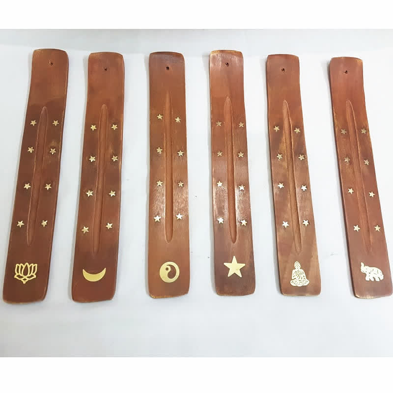 Handmade Wood Incense Burner | Meditation Decoration