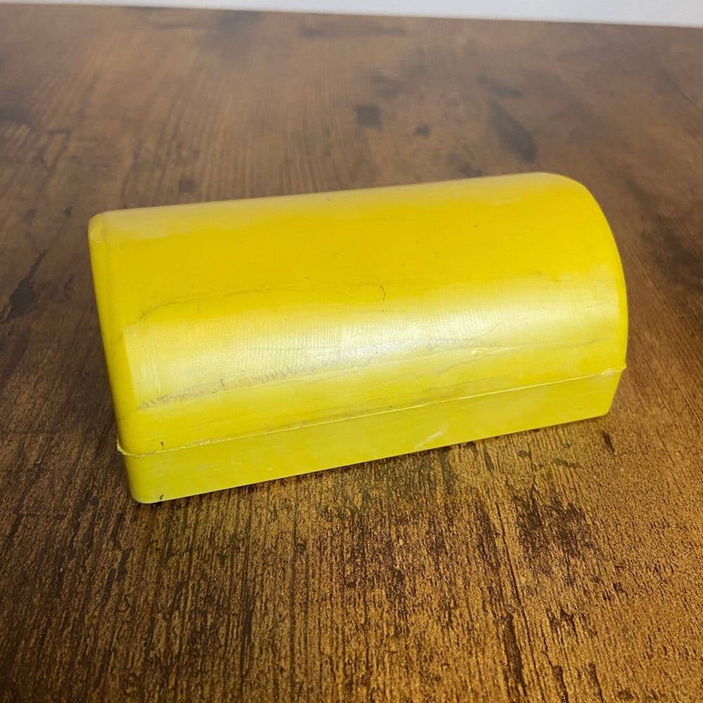 Yellow bar of soap on its side from Healing Tuning Fork Activators collection