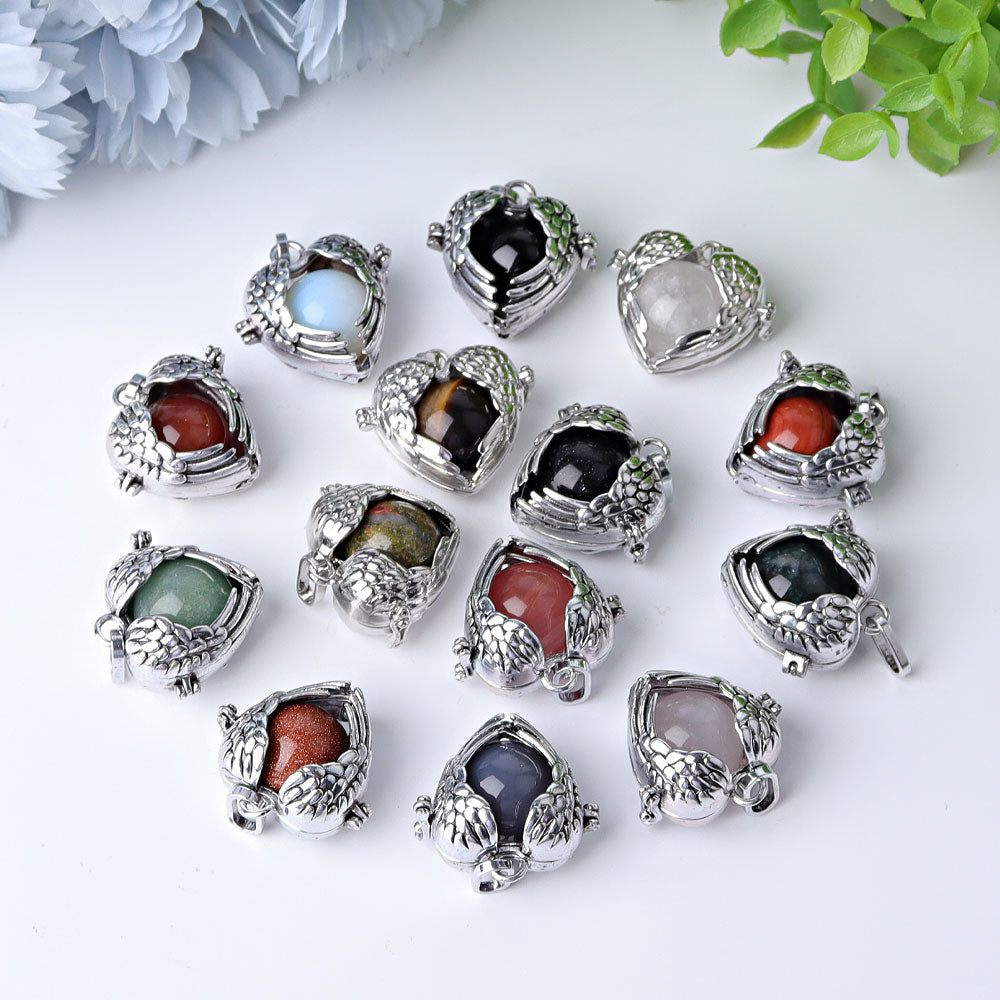 Heart Shape Crystal Pendant | Spiritual Healing Necklace