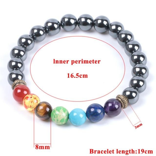 Hematite Chakra Balance Energy Bracelet