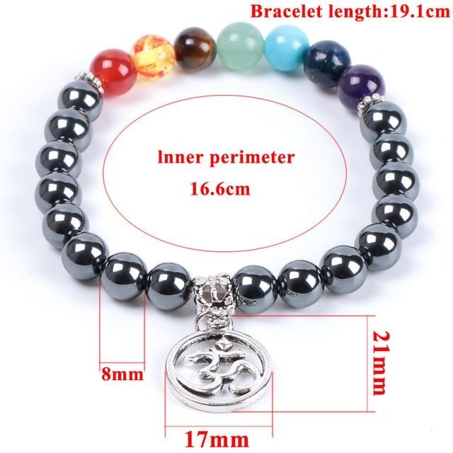 Hematite Chakra Balance Energy Bracelet