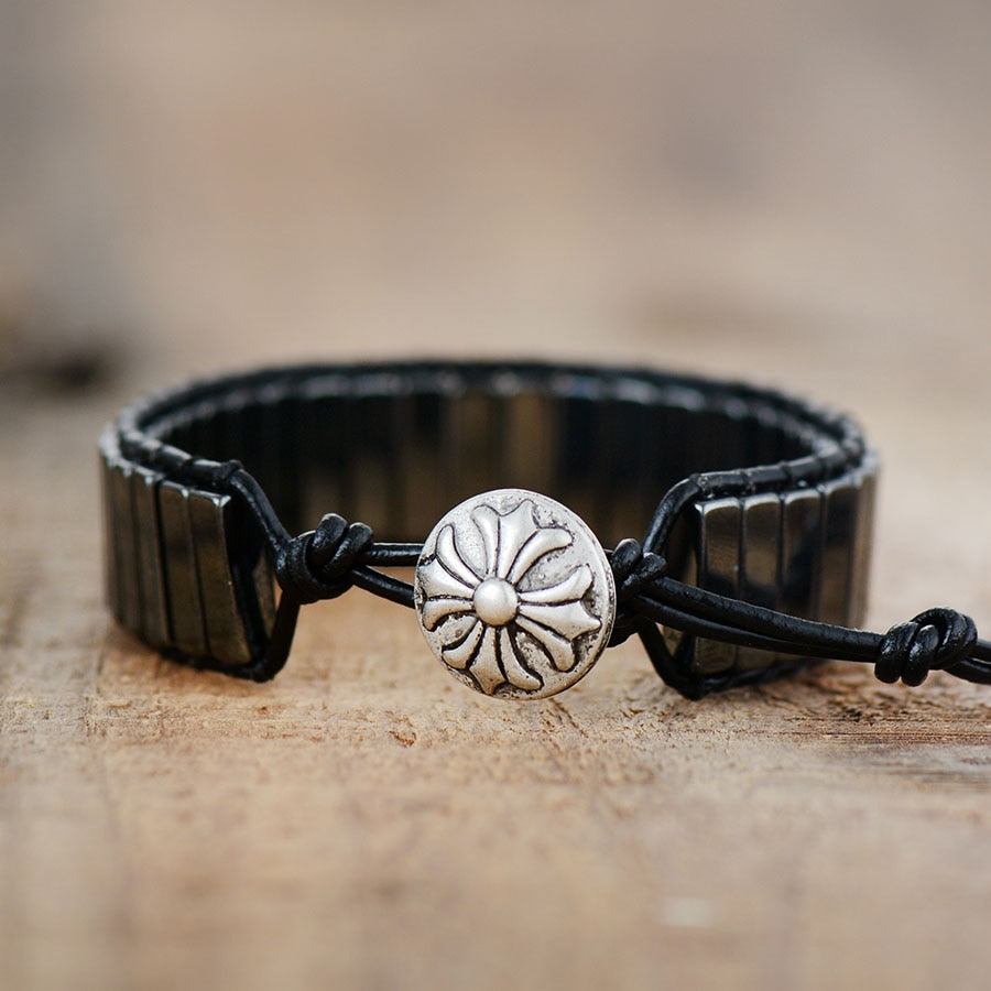 Hematite Bracelet for Confidence and Balance