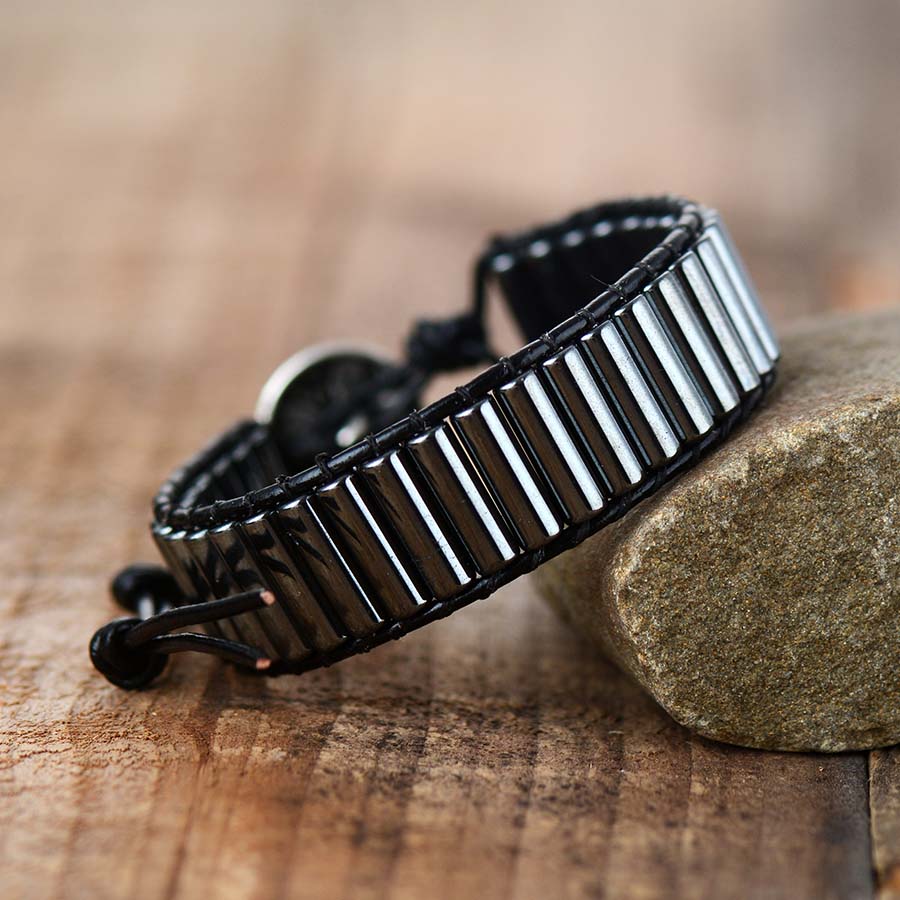 Hematite Bracelet for Confidence and Balance