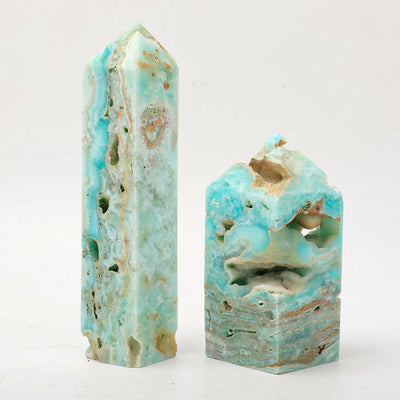 Hemimorphite Crystal Tower 7-12cm for Healing Energy