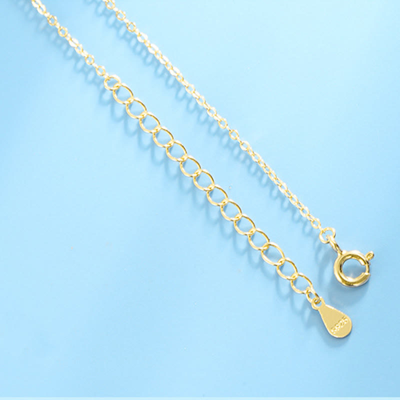 Hetian Jade Peace Buckle Necklace Pendant in Sterling Silver