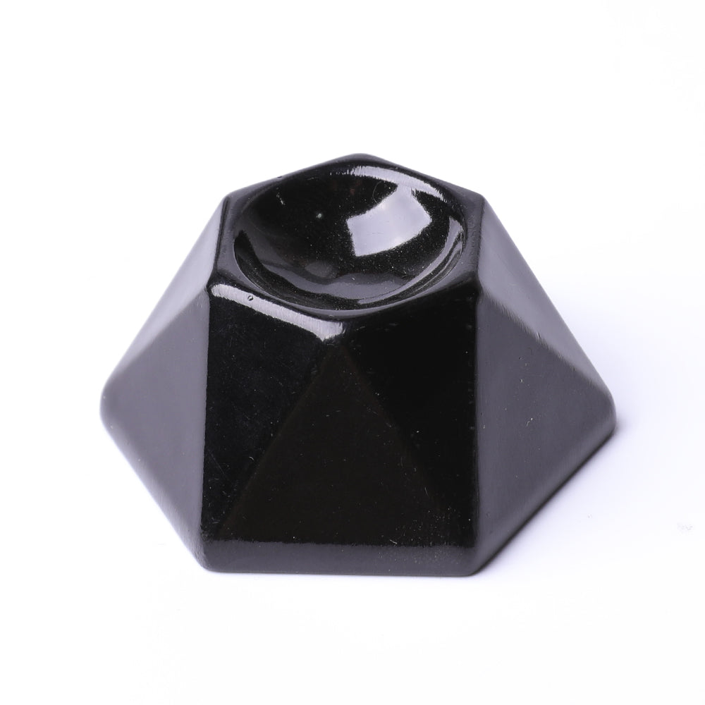 Hexagon Resin Crystal Display Stand 4.5-7cm | Healing Sounds