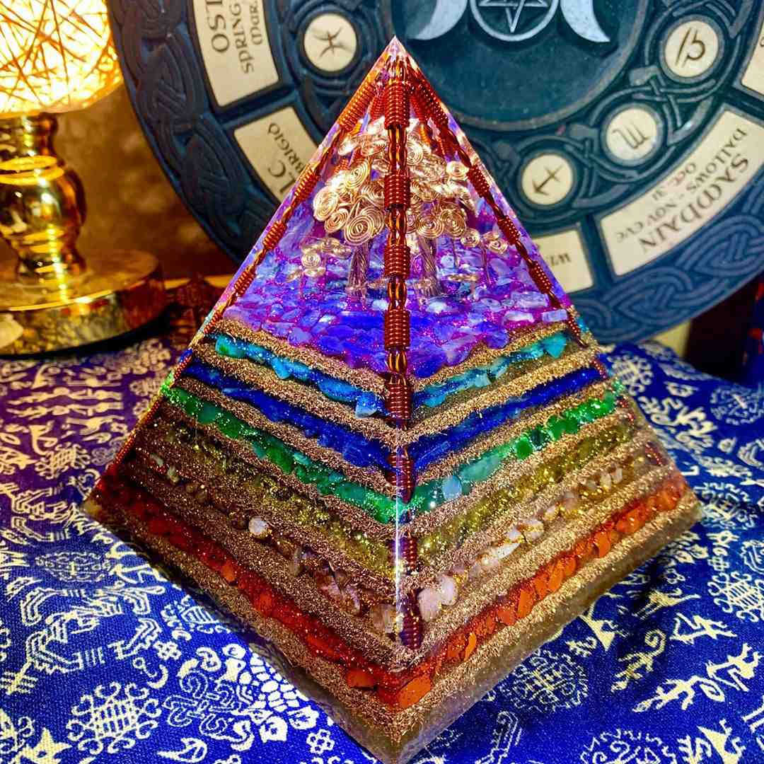 High-Frequency Seven Chakra Pyramid Generator