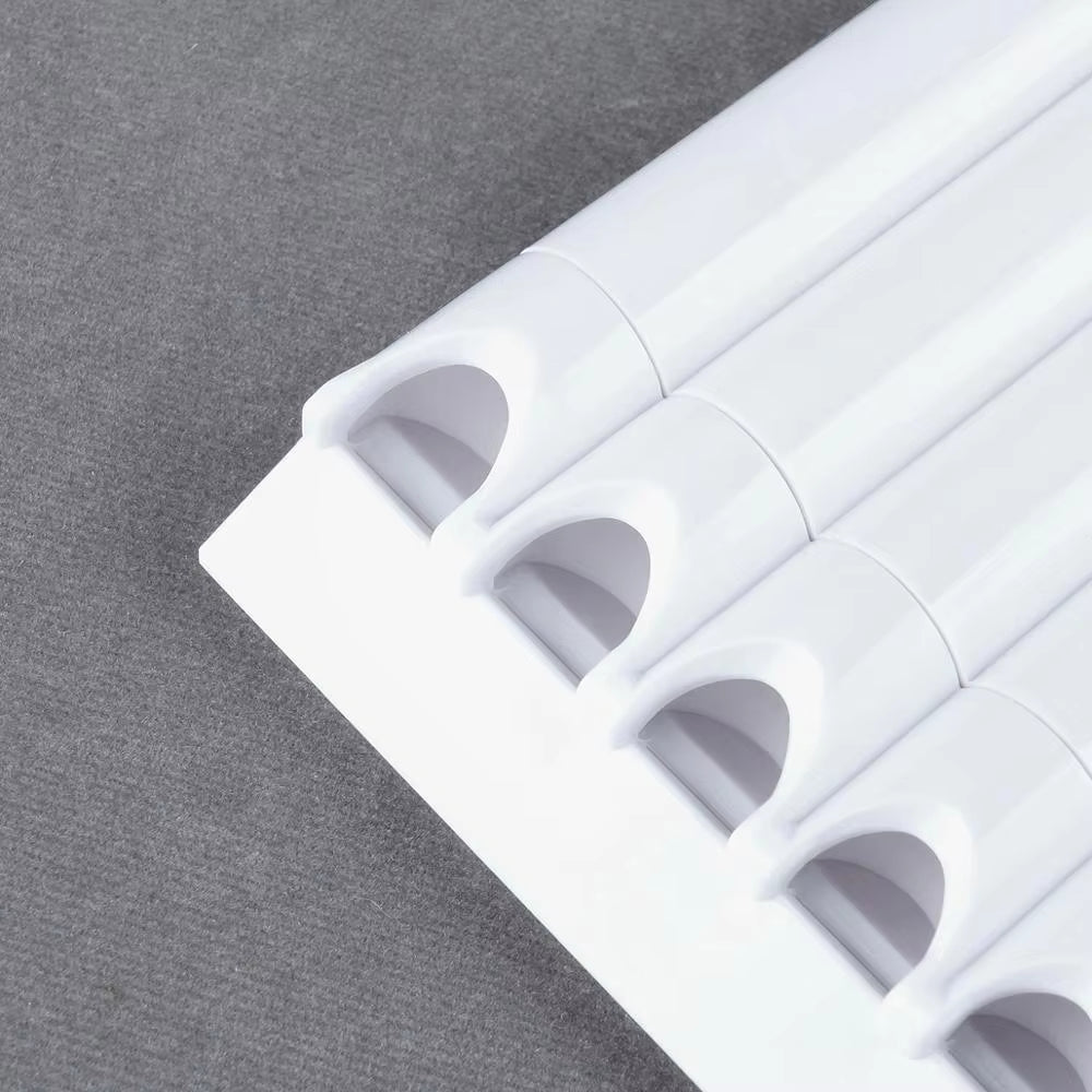 White plastic ring binder with multiple rings for High-Quality C Key Bambo Pan Flute