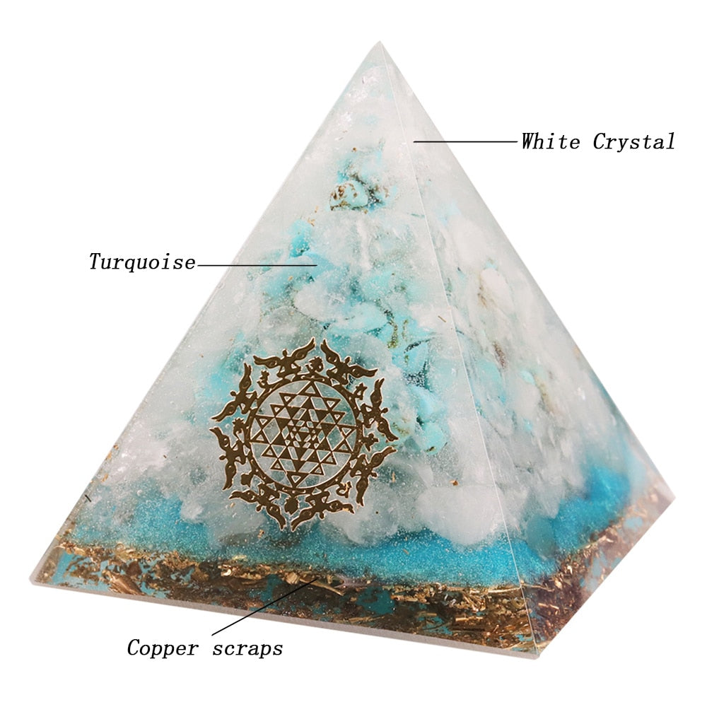 Higher Love Orgonite Pyramid