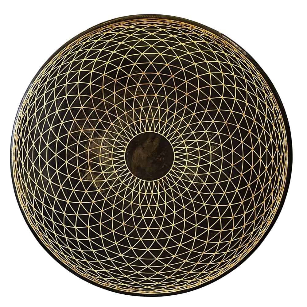 Hypnotic Eye Sacred Geometry Gong for Meditation - 60cm - 24’ - On sale