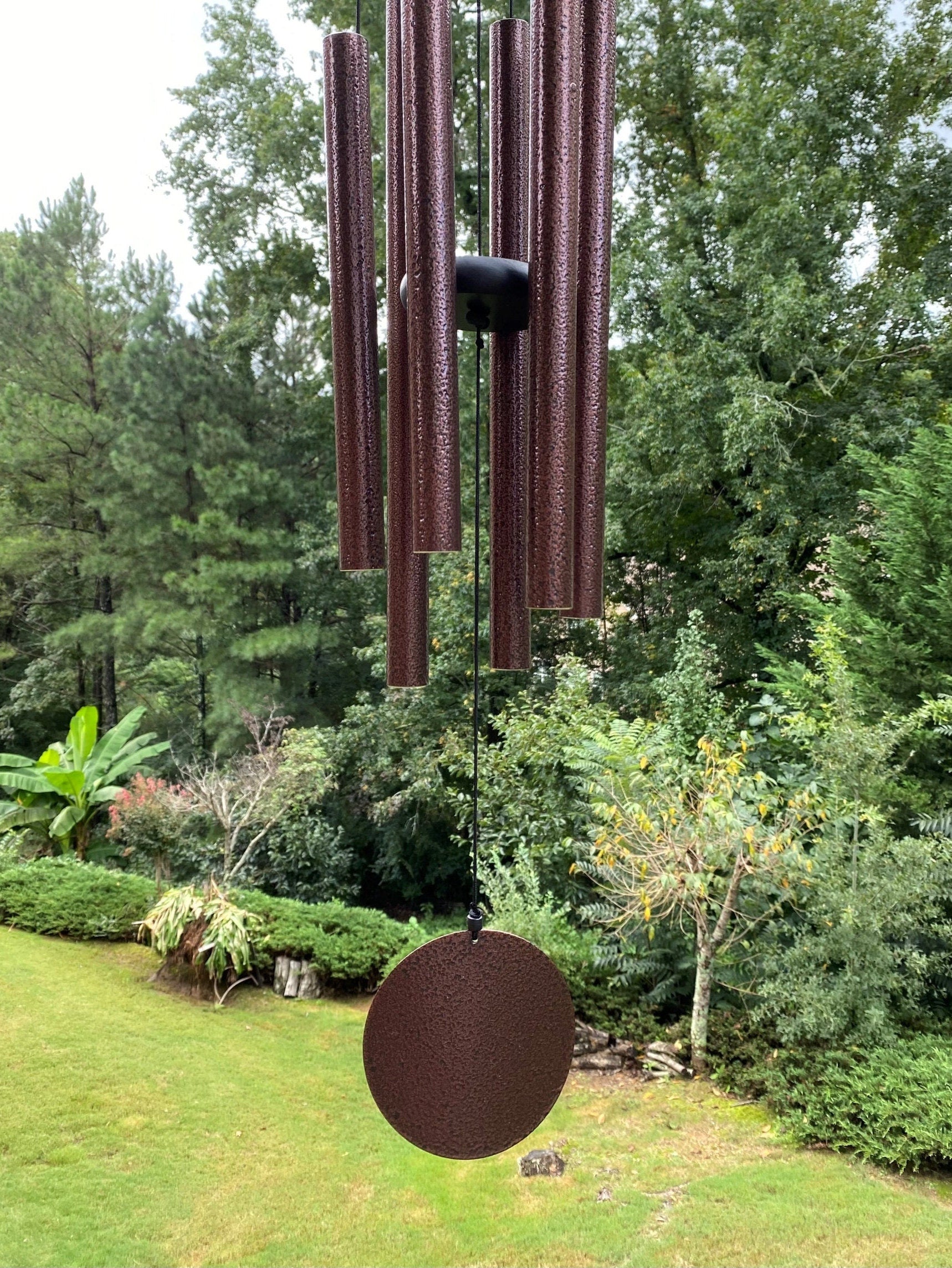 Joyous Wind Chimes, 36 Inch Deep Tone Bronze Color Metal Wind Chimes. the Beautiful Spirit Sound Can Create a Sense of Peace and Relaxation