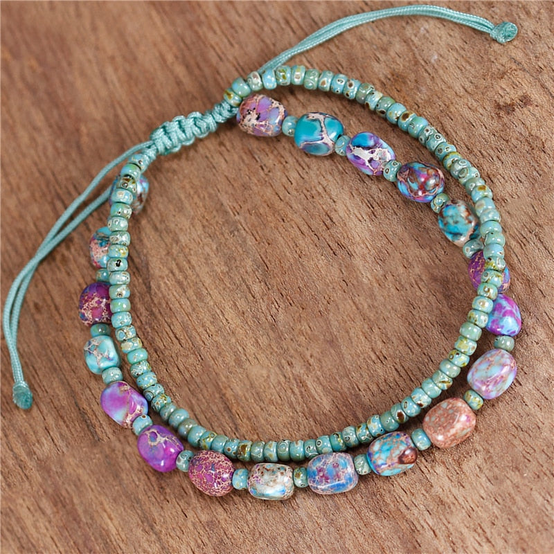 Imperial Jasper Bracelet for Balance and Strength