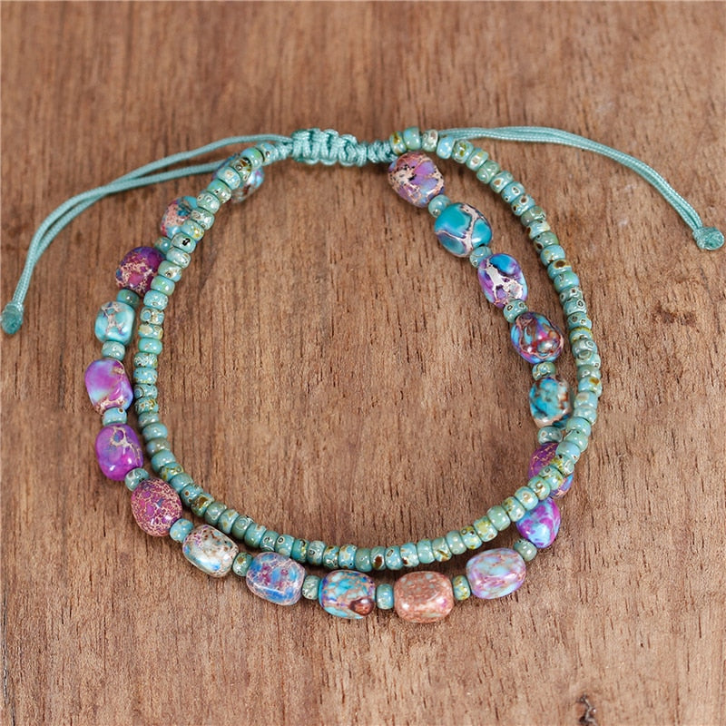 Imperial Jasper Bracelet for Balance and Strength
