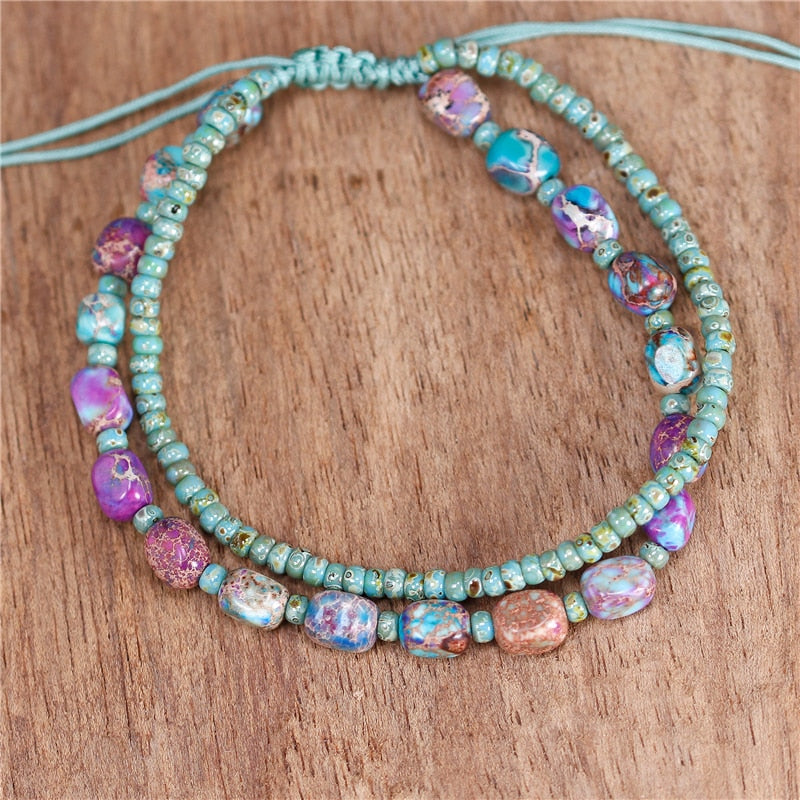 Imperial Jasper Bracelet for Balance and Strength