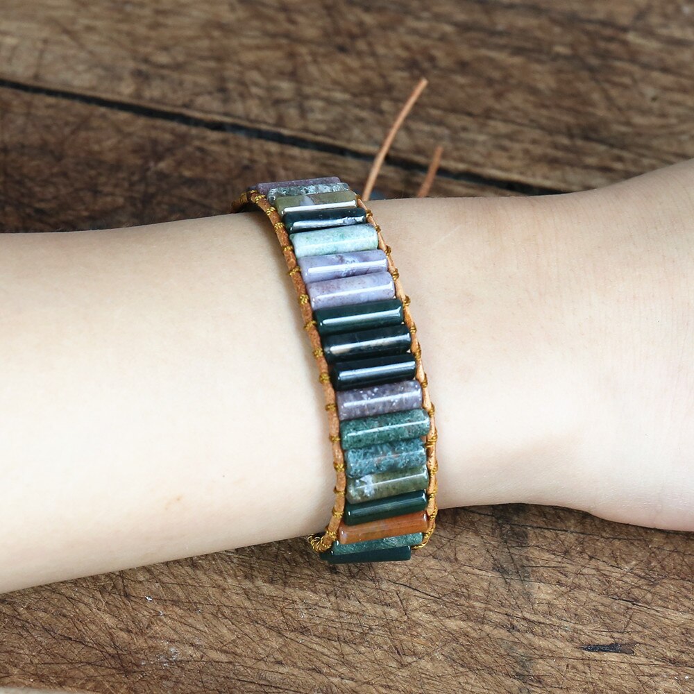Indian Agate Healing & Protection Bracelet