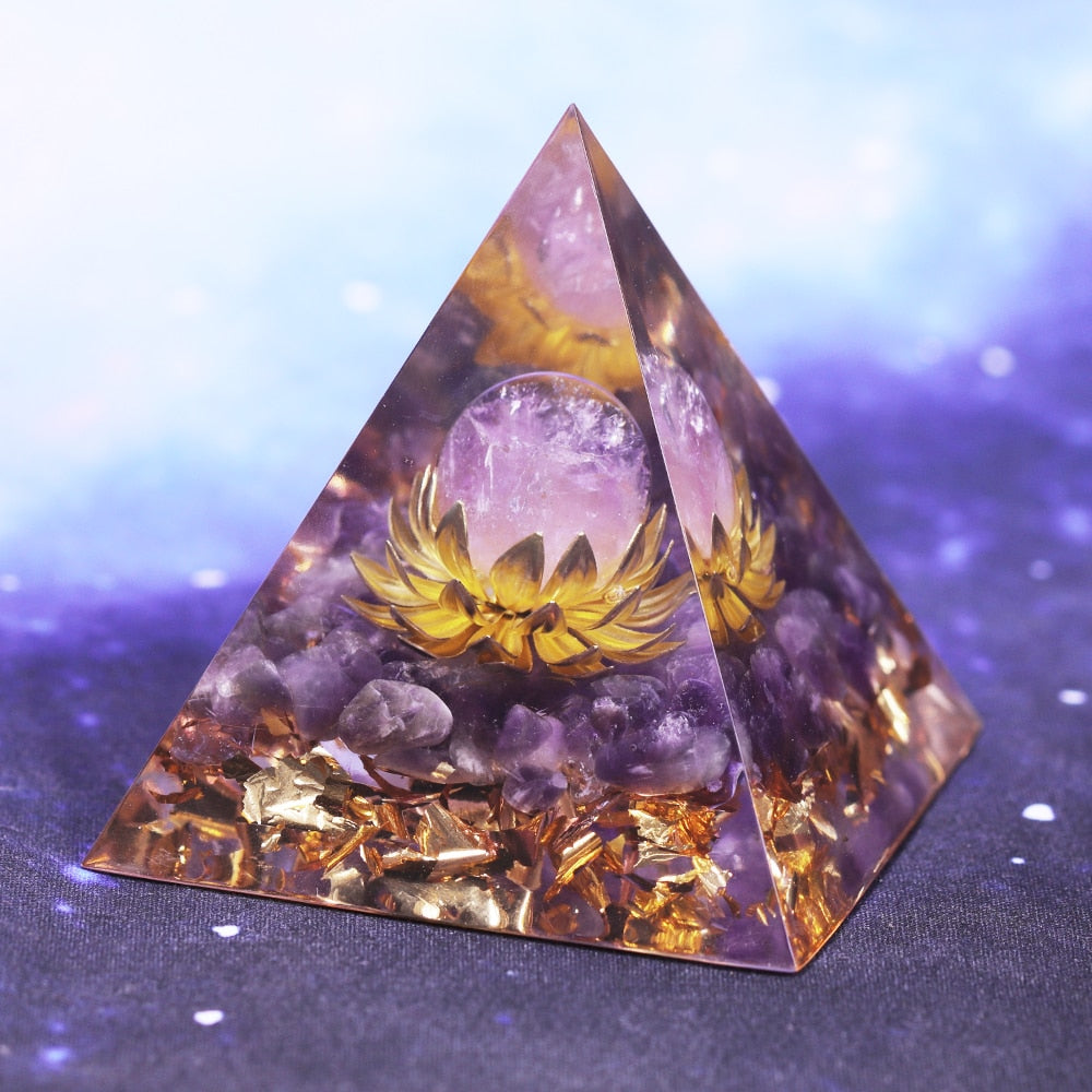 Inner Universe Orgone Pyramid Crystal Decoration