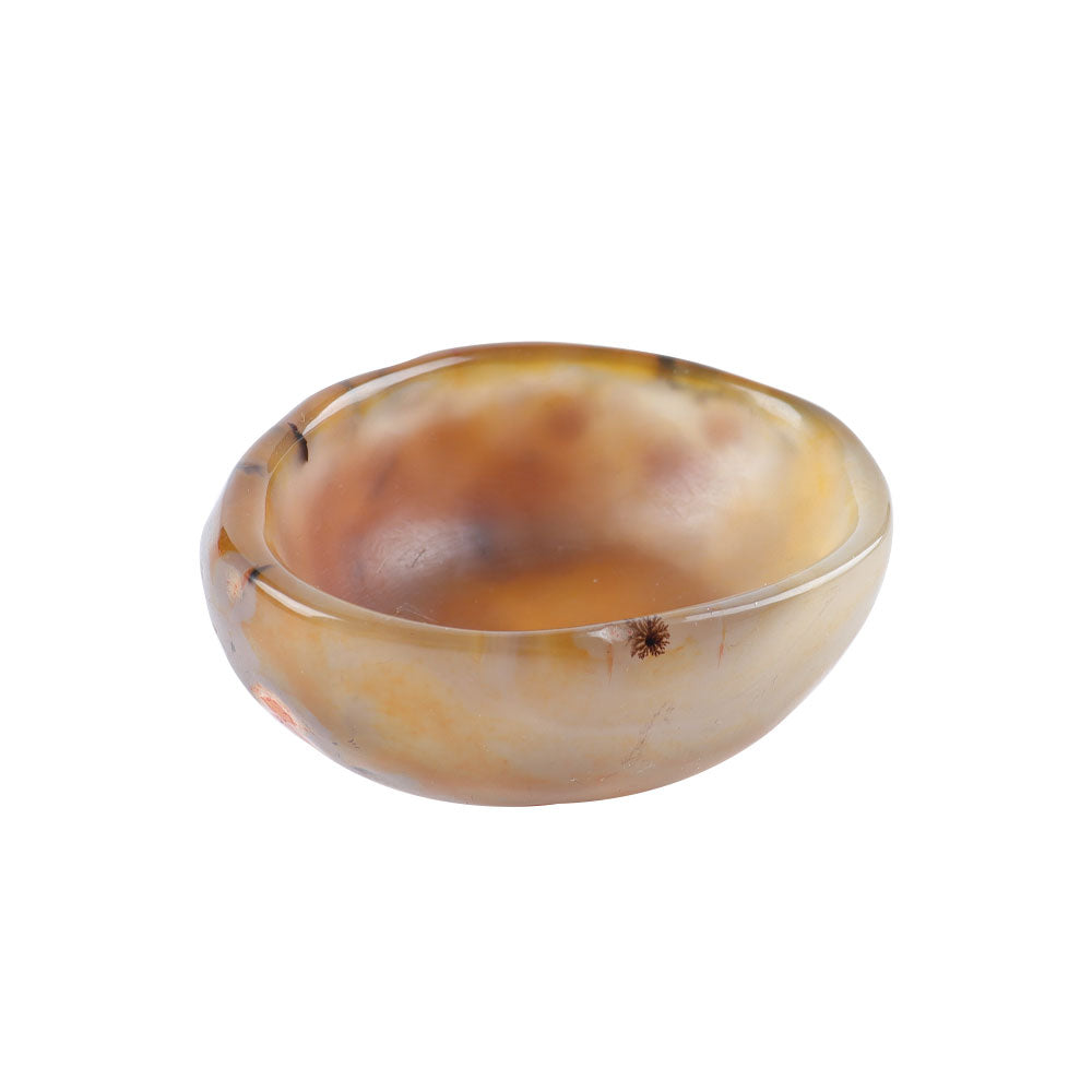 Irregular Carnelian Crystal Bowl 3-4 inch Freeform