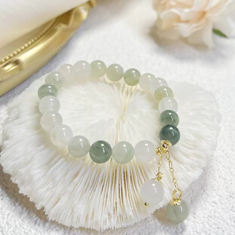 Jade Abundance Luck Bead Bracelet for Prosperity Energy