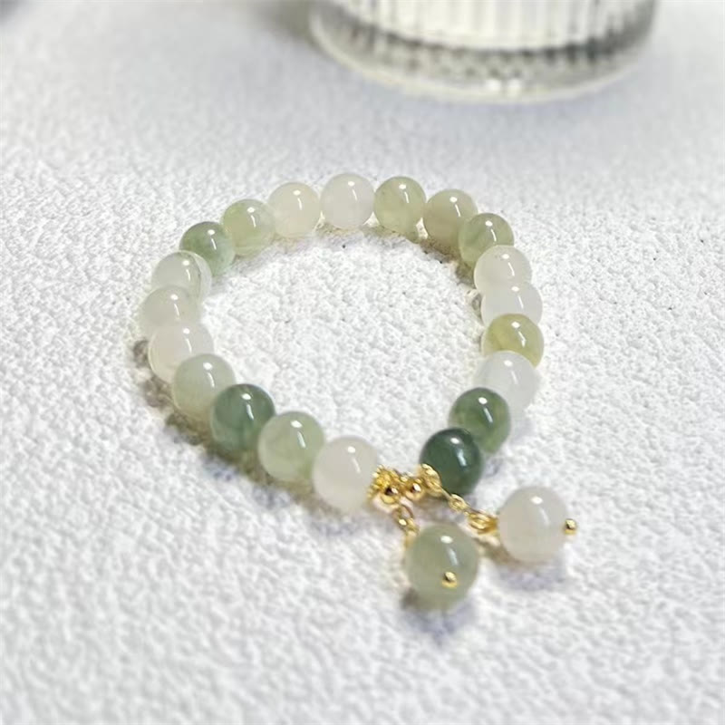 Jade Abundance Luck Bead Bracelet for Prosperity Energy
