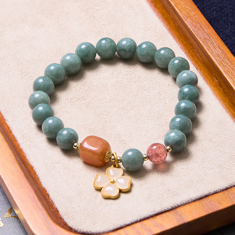 Jade Bracelet & Bangle Bundle for Good Luck & Prosperity