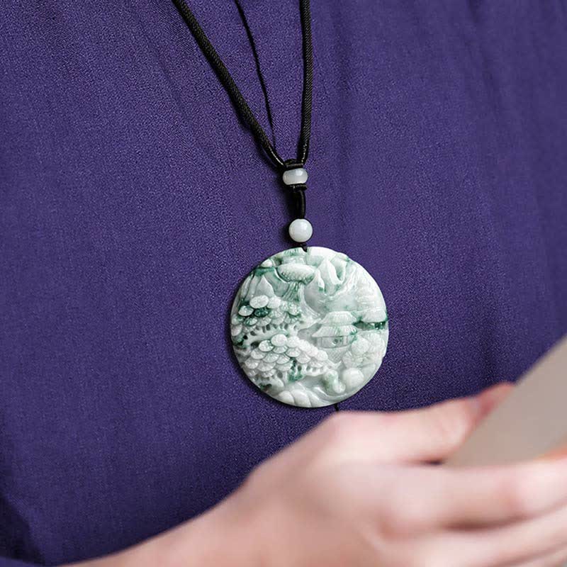 Jade Necklace for Abundance and Prosperity Energy