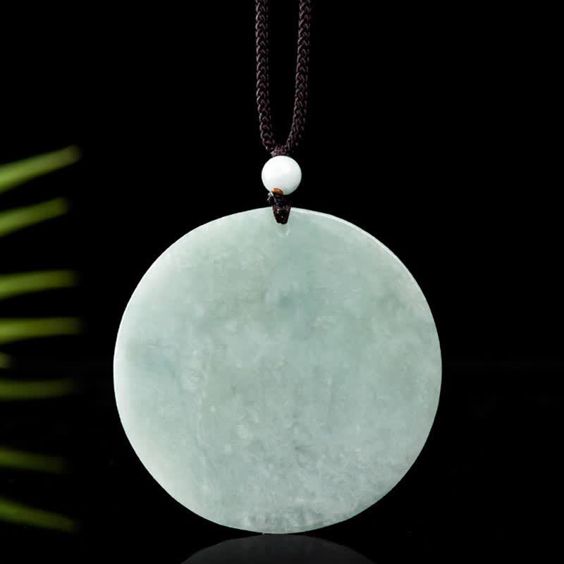 Jade Necklace with Thousand-Hand Kwan Yin Pendant for Prosperity