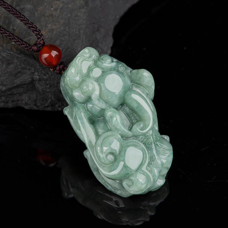 Jade PiXiu Wealth Luck Necklace | Prosperity Charm
