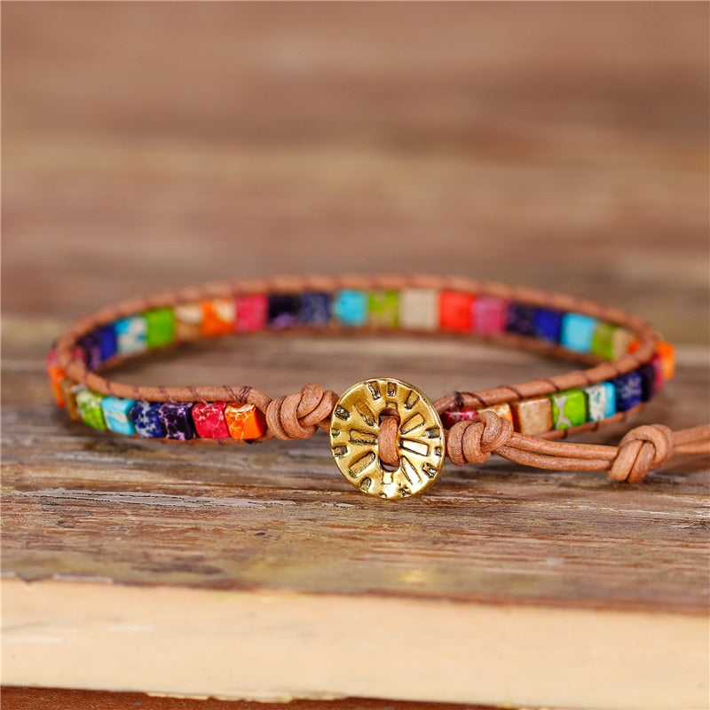 Jasper Chakra Bracelet for Grounding & Healing