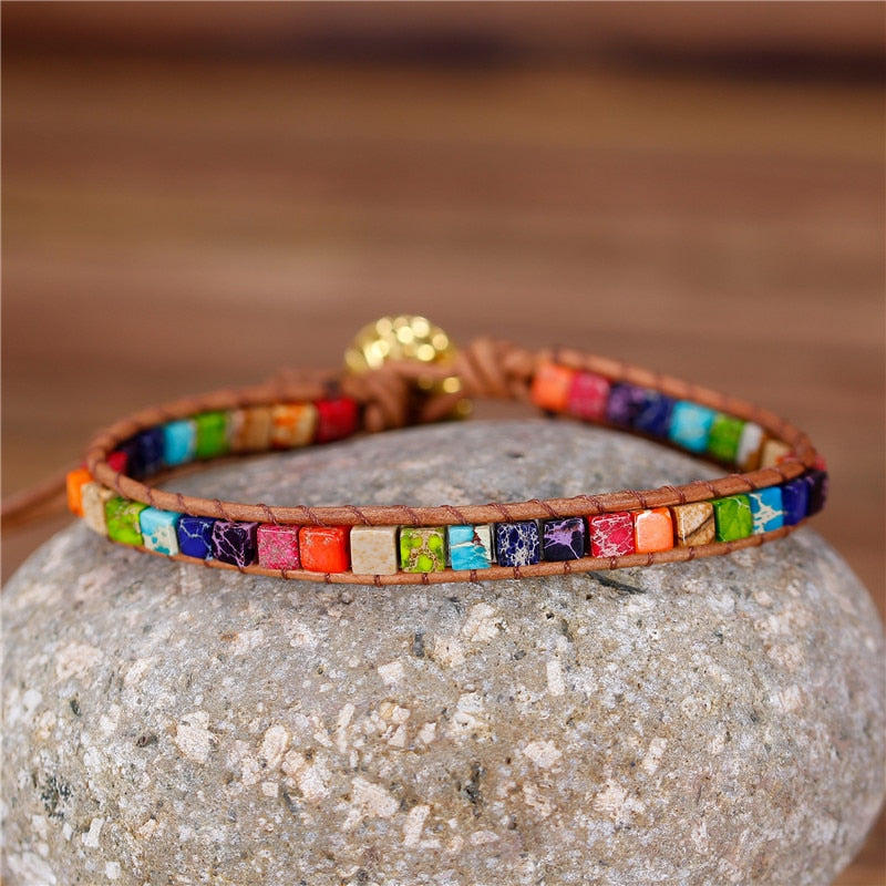 Jasper Chakra Bracelet for Grounding & Healing