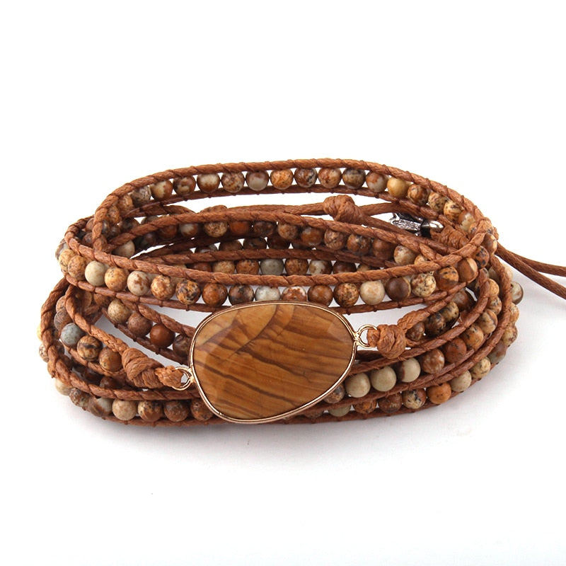 Jasper Bracelet for Wellness and Balance