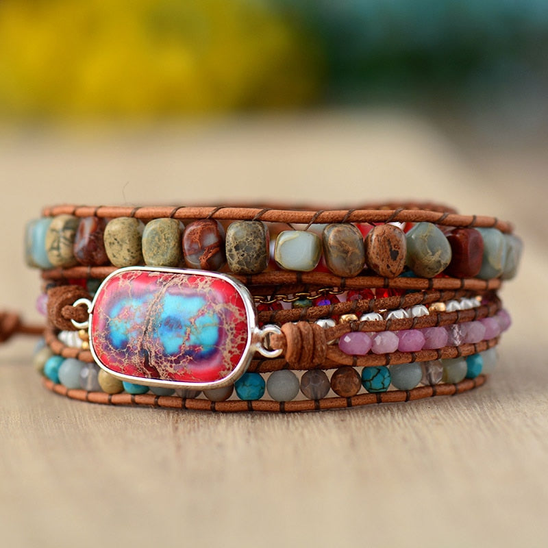 Jasper Tranquility Bracelet - Creative Spirit Design