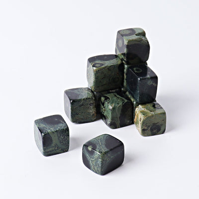 Kambaba Crystal Cubes 15-18mm Polished Healing Stones