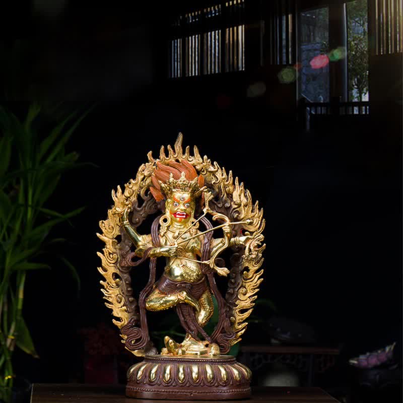 Kurukulla Copper Buddha Statue 35cm | Serenity Decor