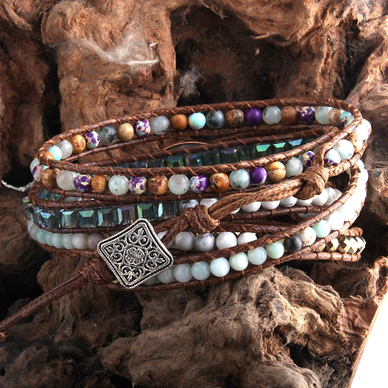 Labradorite Cosmic Energy Wrap Bracelet