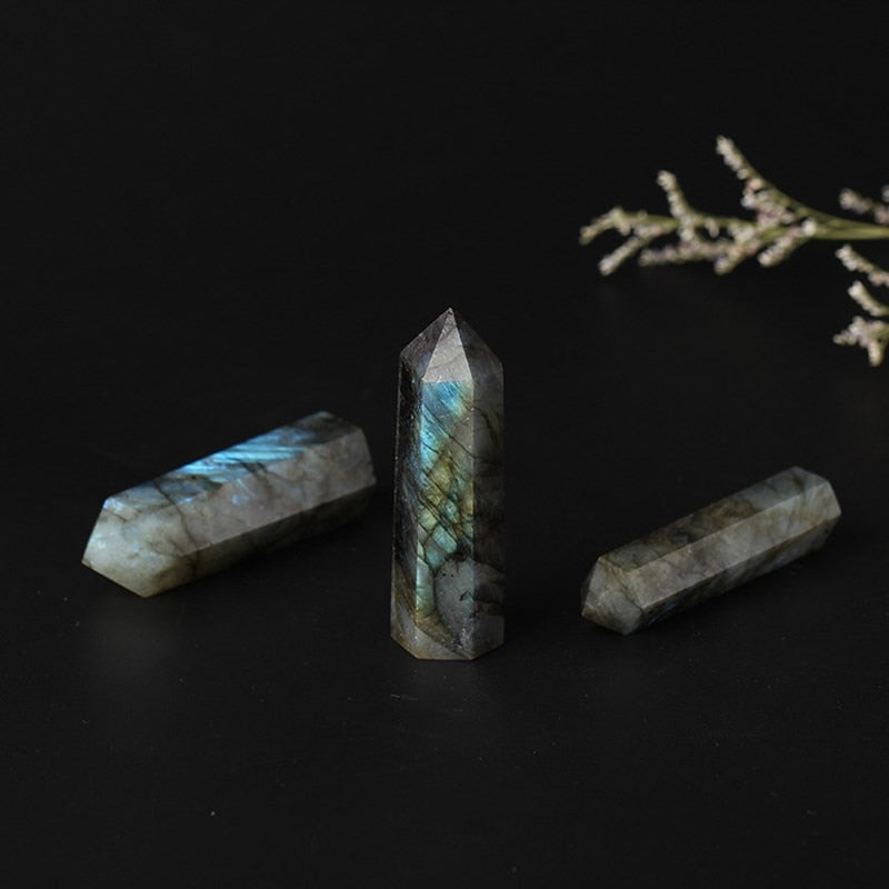 Labradorite Energy Healing Crystal Tower