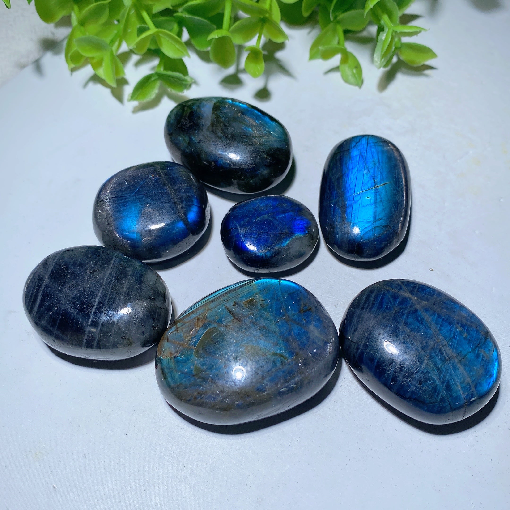 Labradorite Palm Stone 1.0-1.5 Inch for Healing