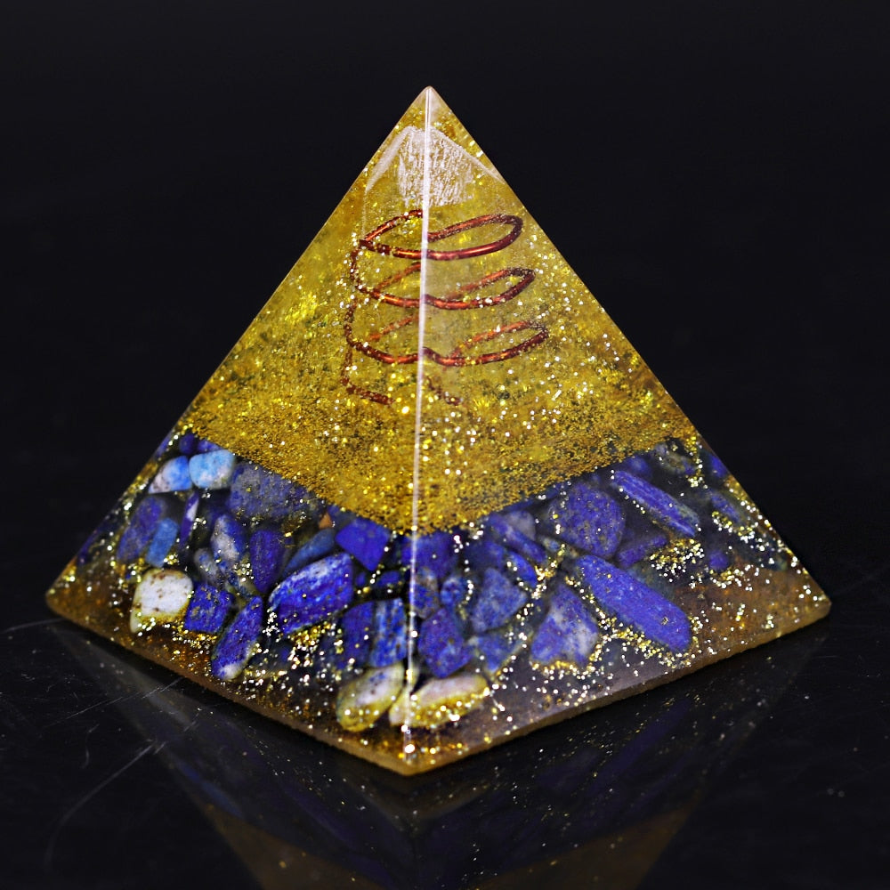 Lapis Lazuli Orgone Wisdom Pyramid