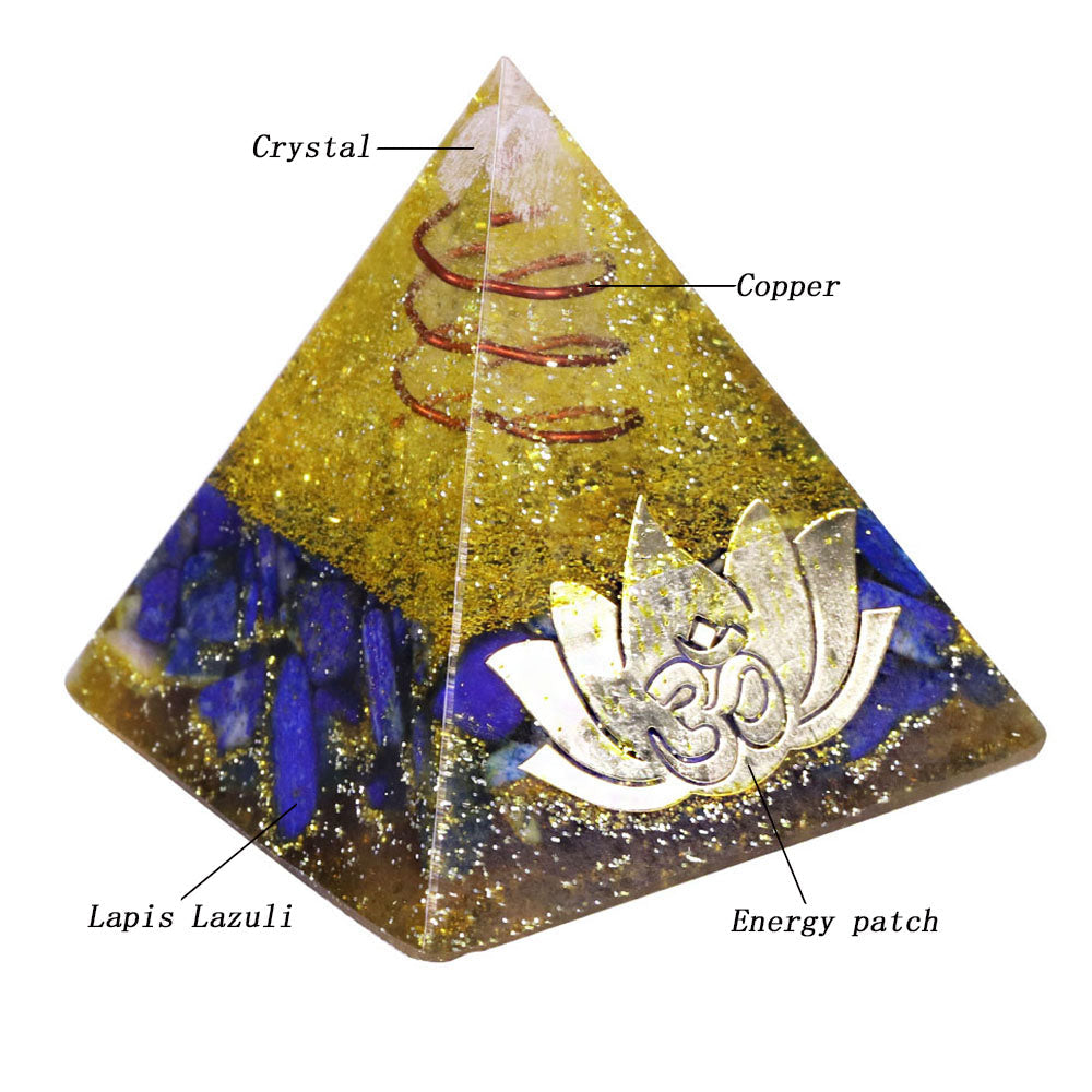 Lapis Lazuli Orgone Wisdom Pyramid