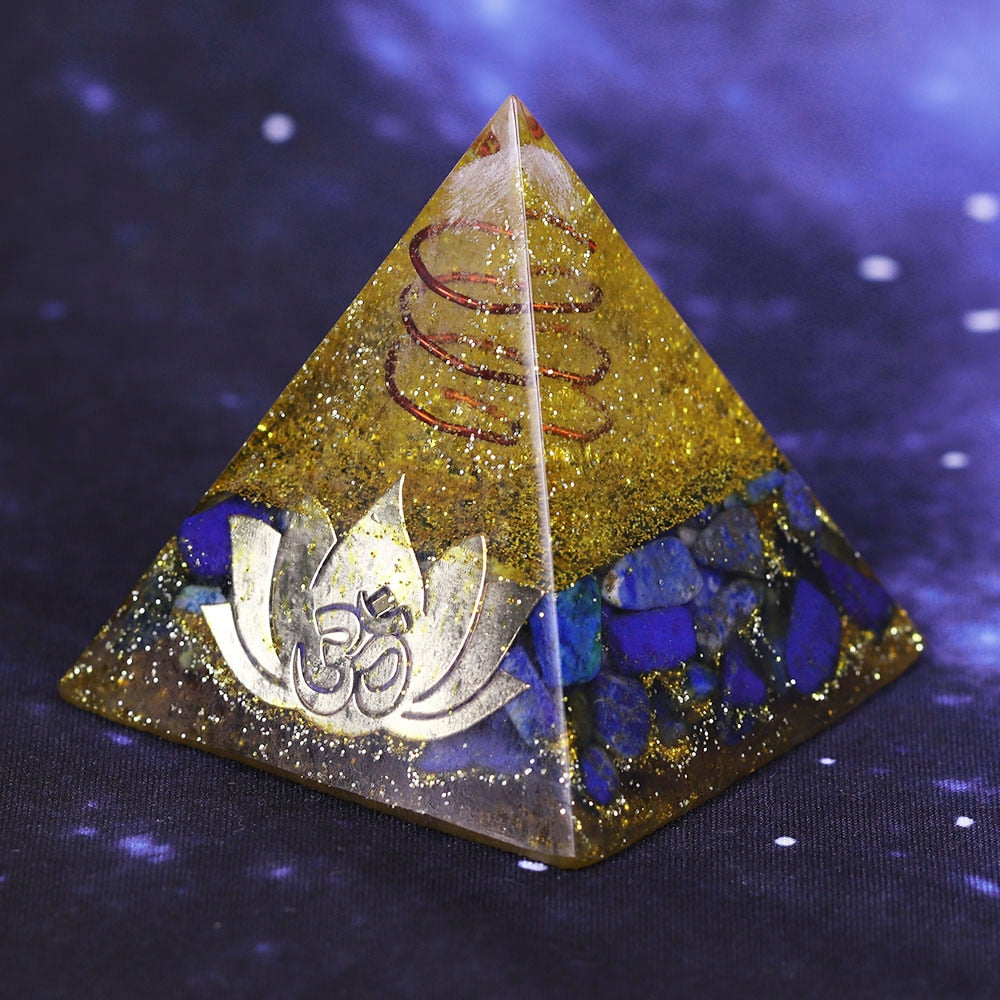 Lapis Lazuli Orgone Wisdom Pyramid